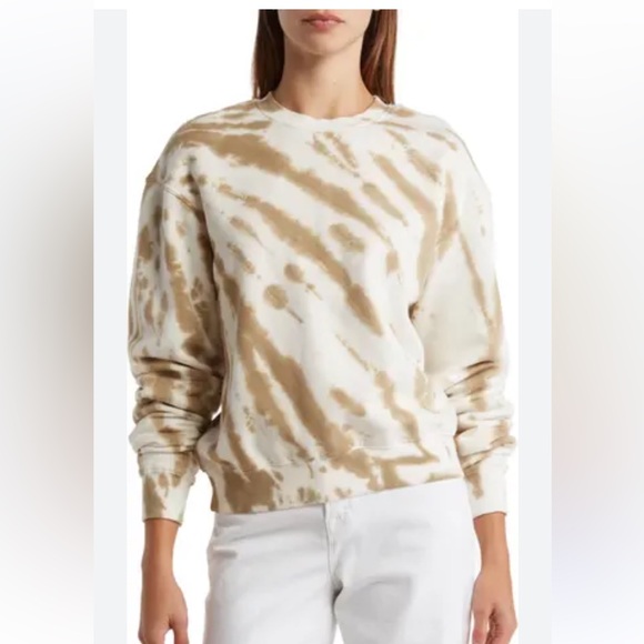 Good American tie dye cropped sweatshirt - Picture 1 of 4